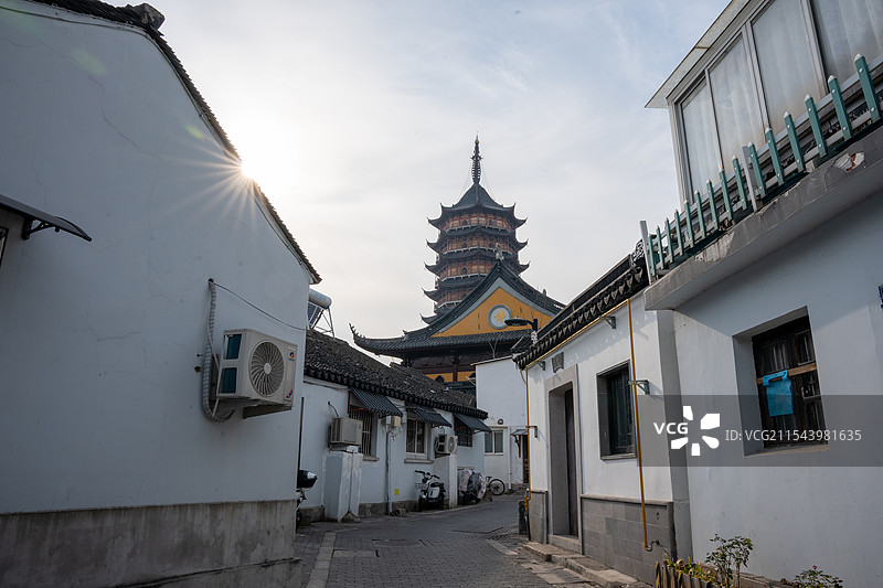 苏州寒山寺图片素材