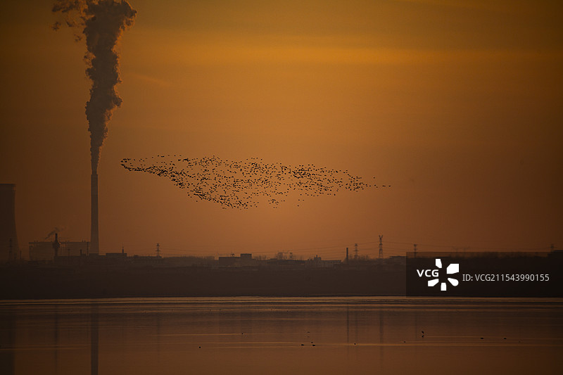 漳泽日暮图片素材