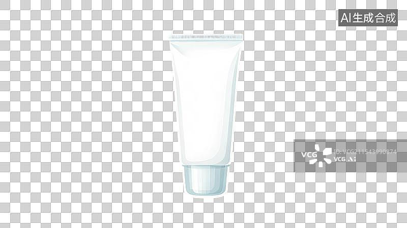 【AI数字艺术】手绘插画，牙膏，洗面奶，药膏，护手霜免抠元素图片素材