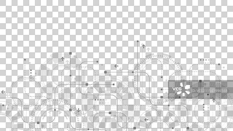 抽象的数字技术背景与图片素材