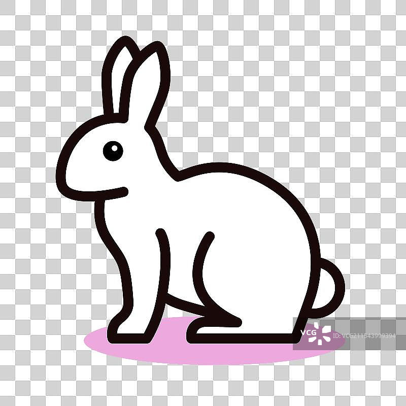 图标兔子 001图片素材