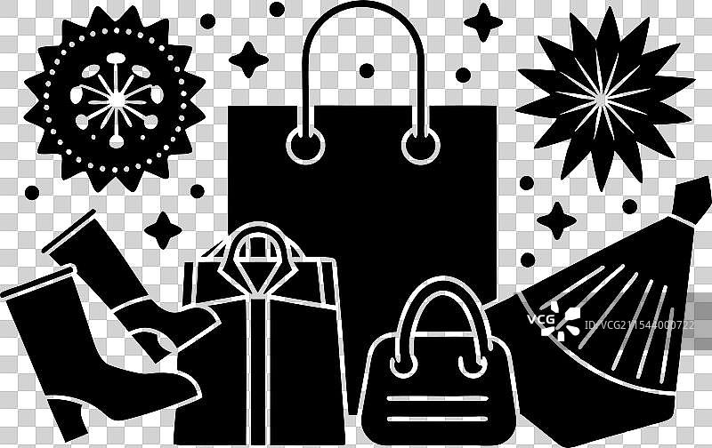 黑色星期五促销背景艺术图片素材