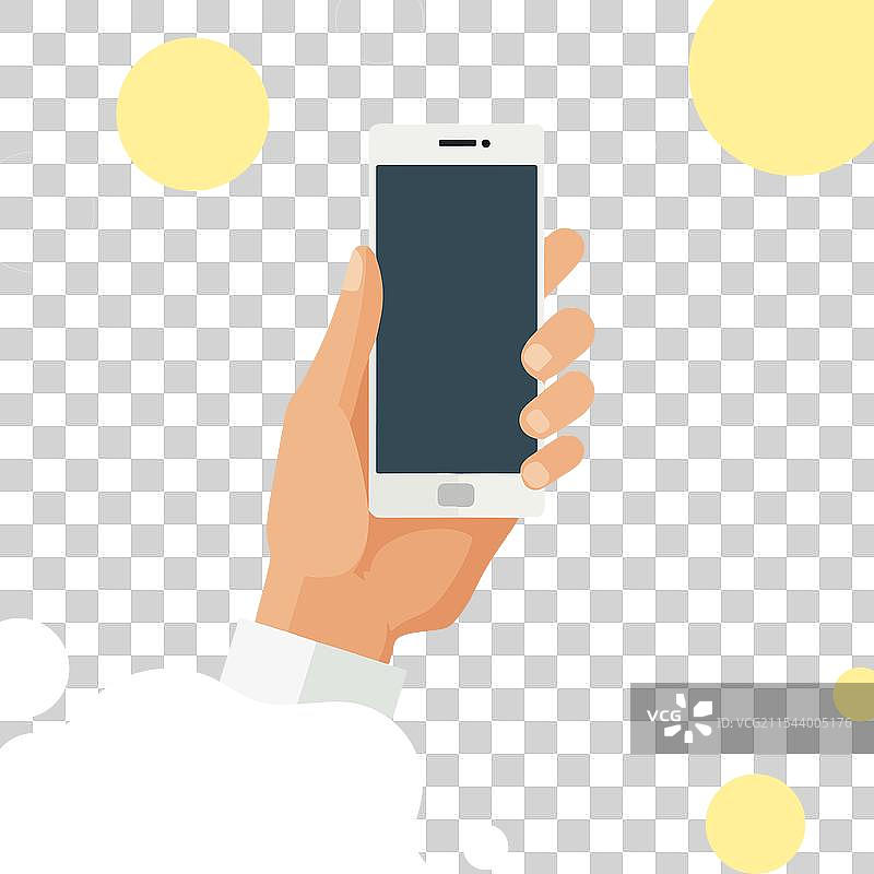 手握智能手机图片素材