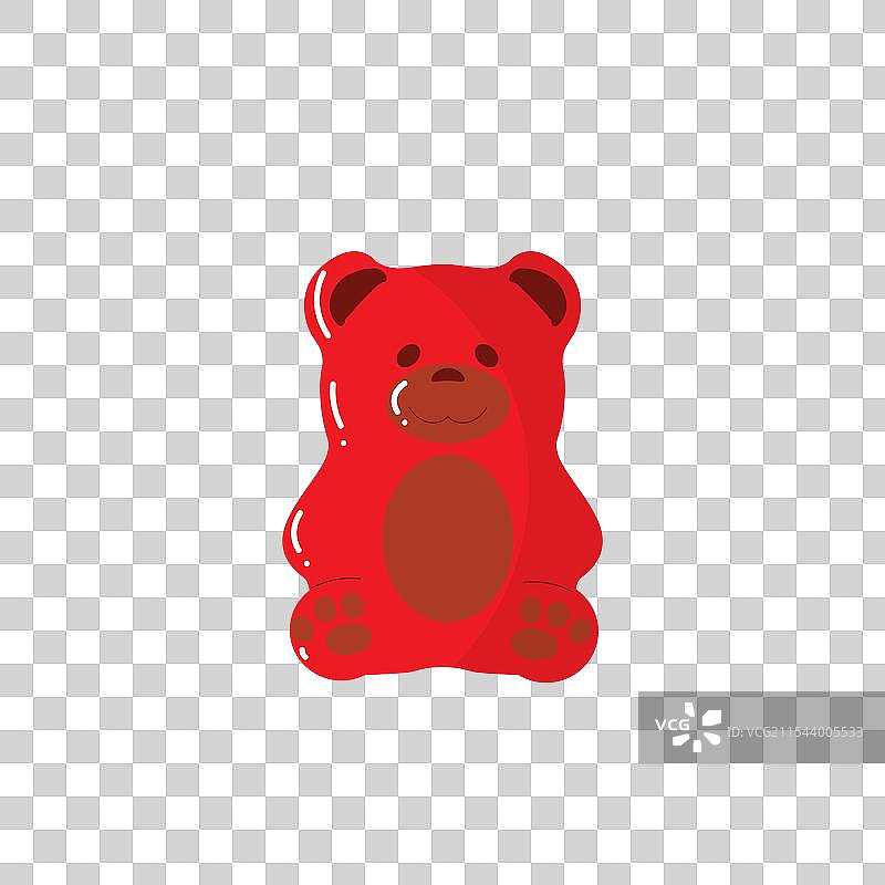 果味果冻熊角色图片素材