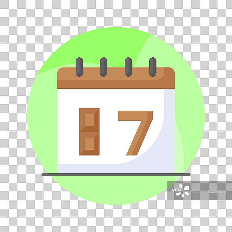 白色背景上的活动日历设计图片素材