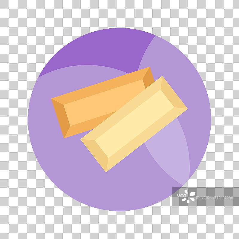 白巧克力棒设计，背景为白色图片素材