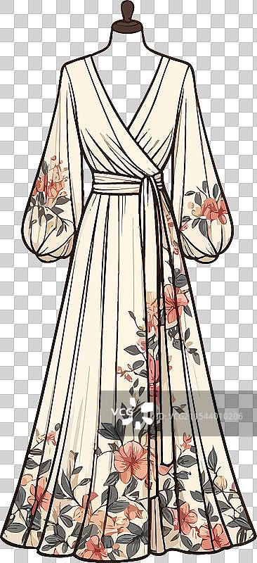 一位美丽年轻快乐女性的时尚风格图片素材