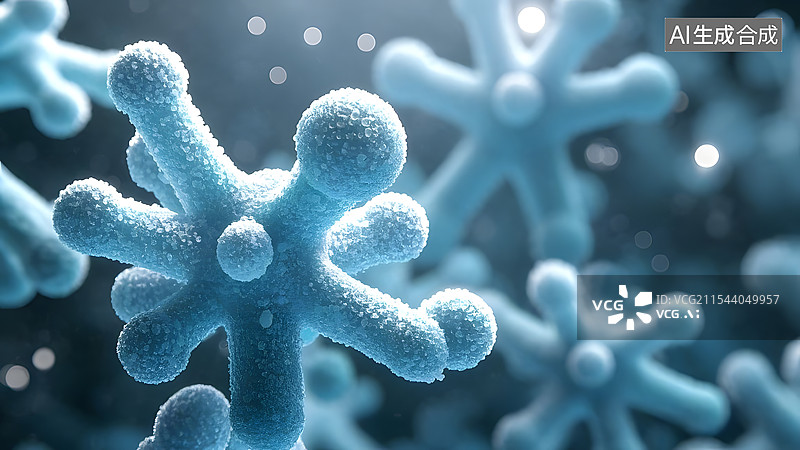 【AI数字艺术】免疫抗体蛋白图片素材
