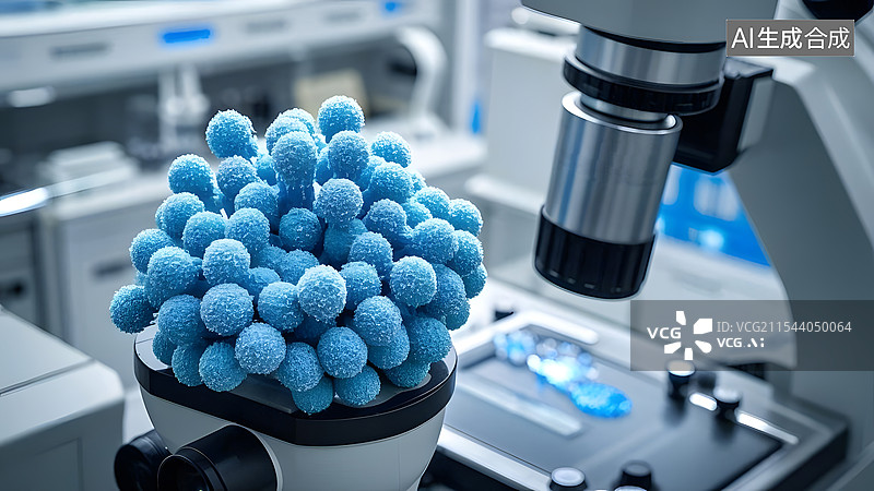 【AI数字艺术】免疫抗体蛋白图片素材