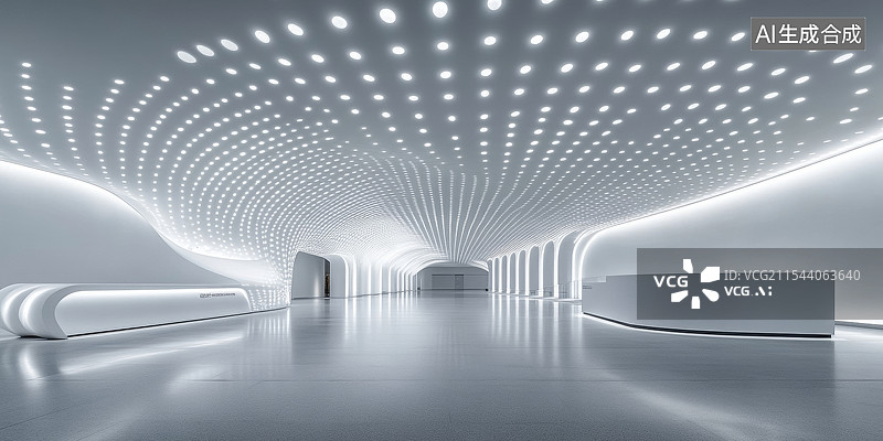 【AI数字艺术】3D现代室内建筑图片素材
