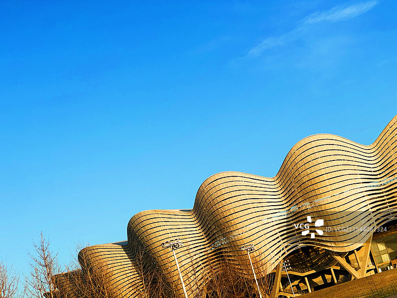 西安奥体一角图片素材