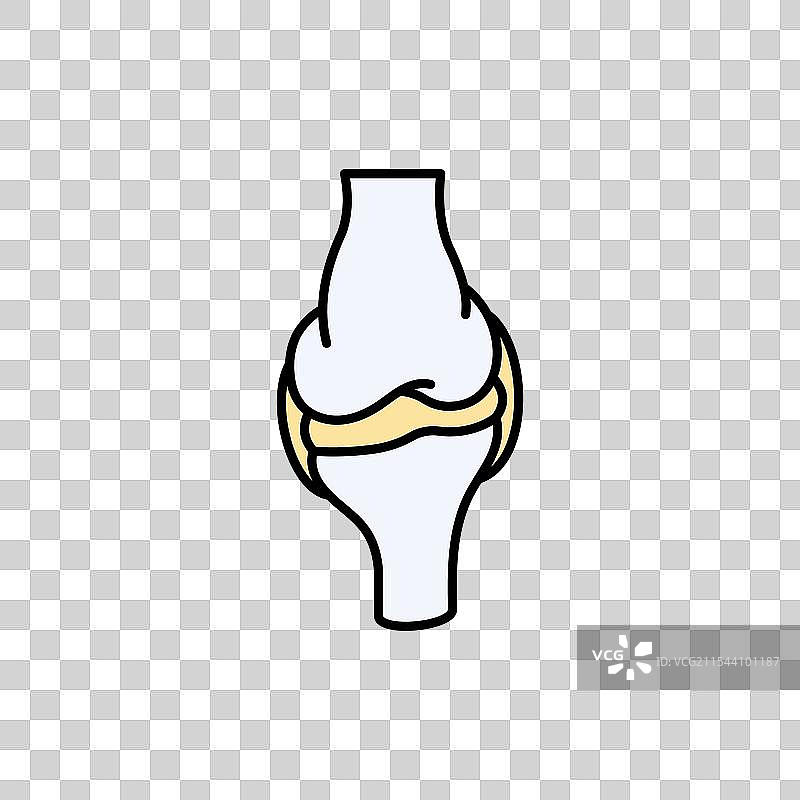 白色背景上的彩色联合图标图片素材