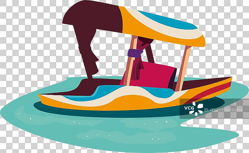 水上的房船图片素材