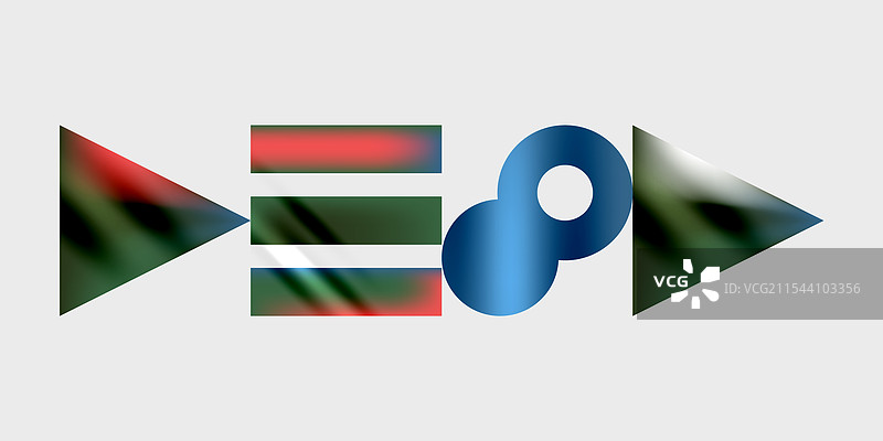 圆形和三角形的现代艺术图片素材