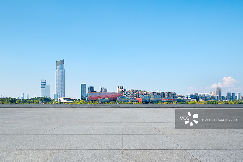 成都天府新区兴隆湖白昼地面平台汽车广告背景图图片素材