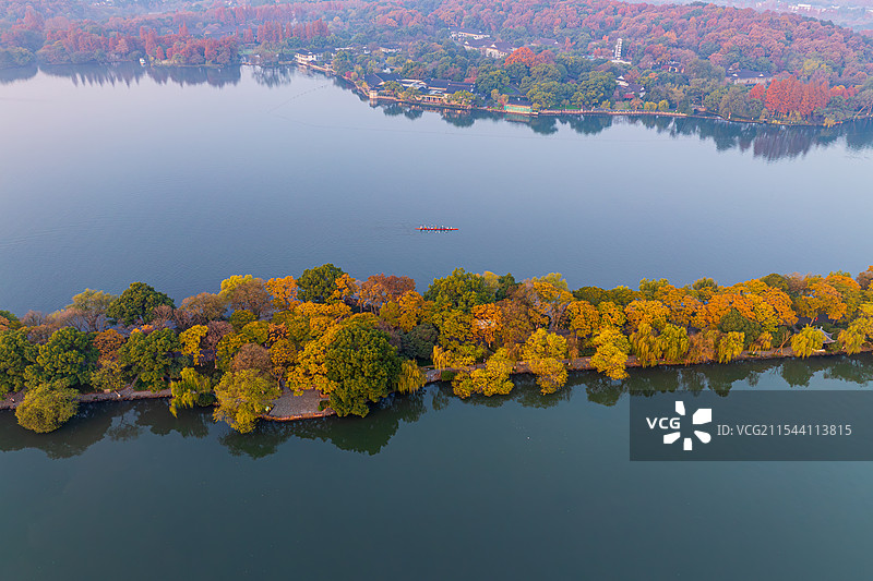 杭州西湖自然风光图片素材