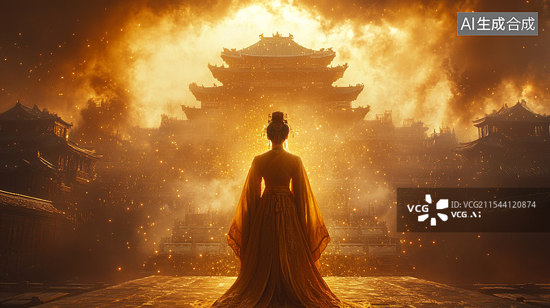 【AI数字艺术】历史上的伟大女性武则天慈禧太后图片素材