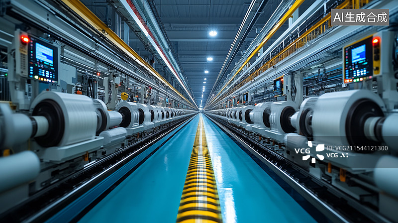 【AI数字艺术】纺织业 纺织厂 纺织工人图片素材