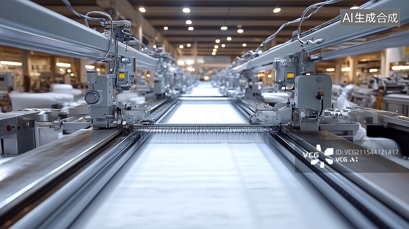 【AI数字艺术】纺织业 纺织厂 纺织工人图片素材