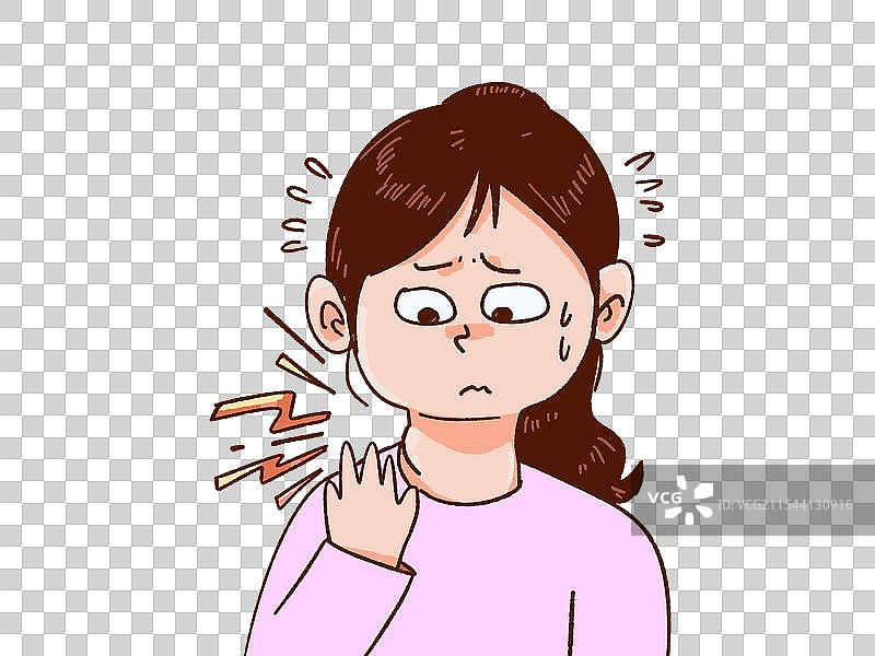 结节性甲状腺肿甲状腺 甲状腺肿了图片素材