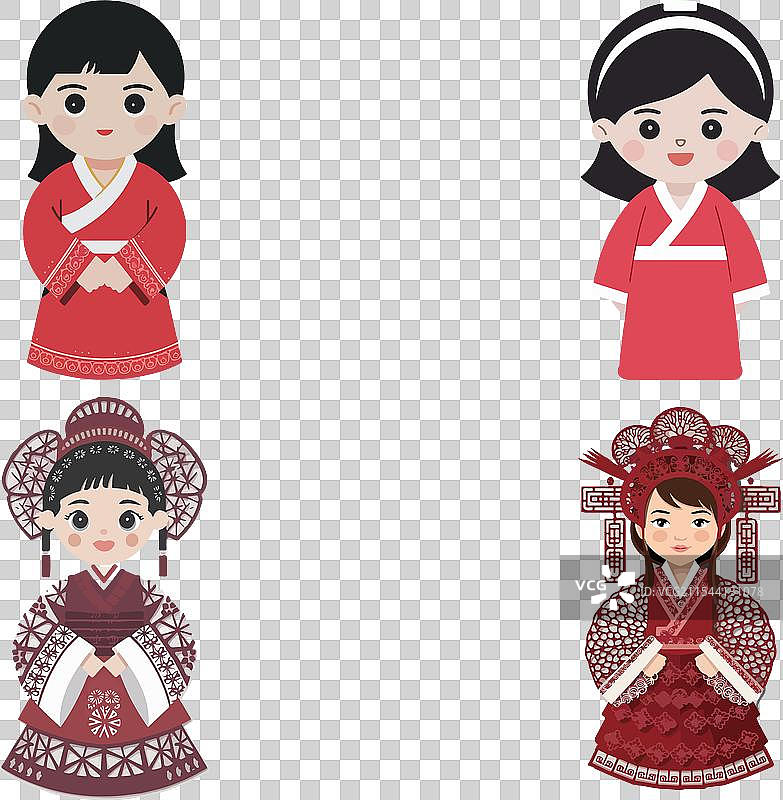 中国服装图标艺术设计图片素材