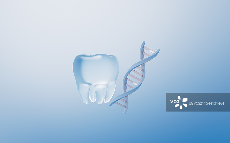 牙齿与口腔健康三维渲染图片素材