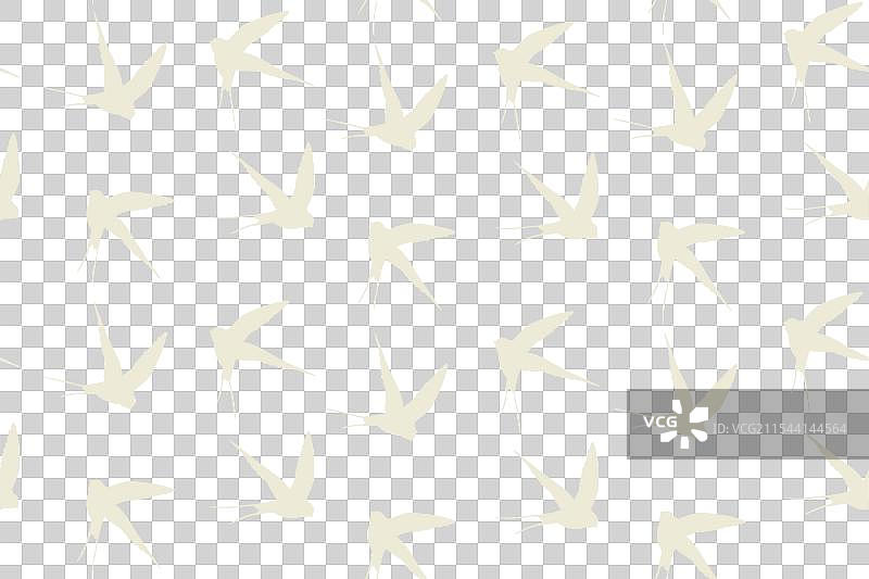 带有燕子轮廓的无缝图案图片素材