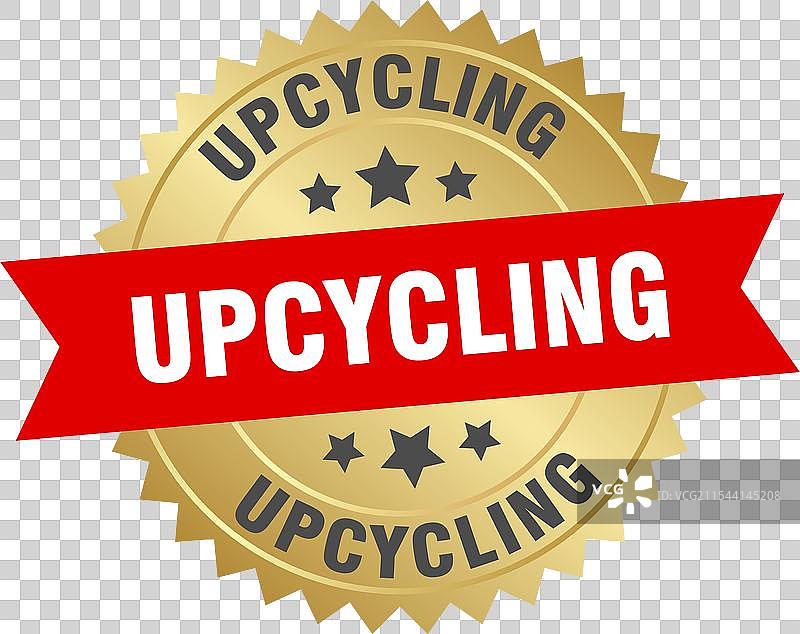 循环利用 圆形红色和金色标签图片素材