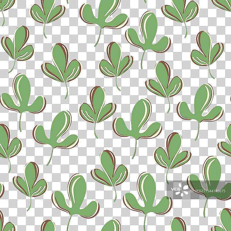 手绘色彩异域风情的花卉无缝图案图片素材