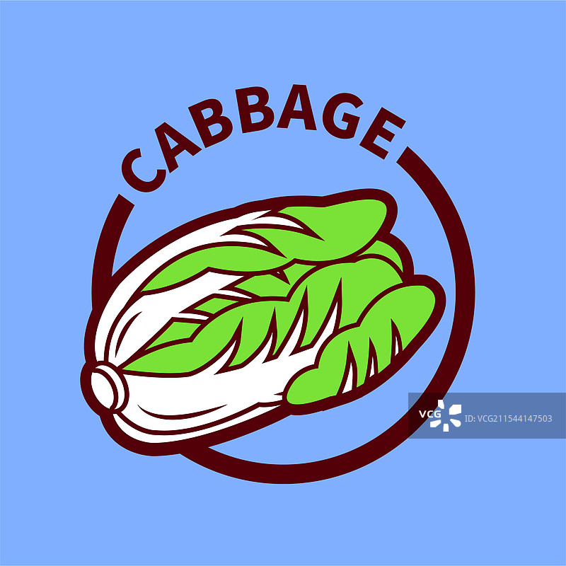 大白菜插画图片素材