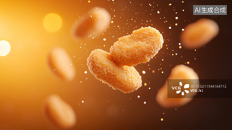 【AI数字艺术】美味鸡块诱惑图片素材