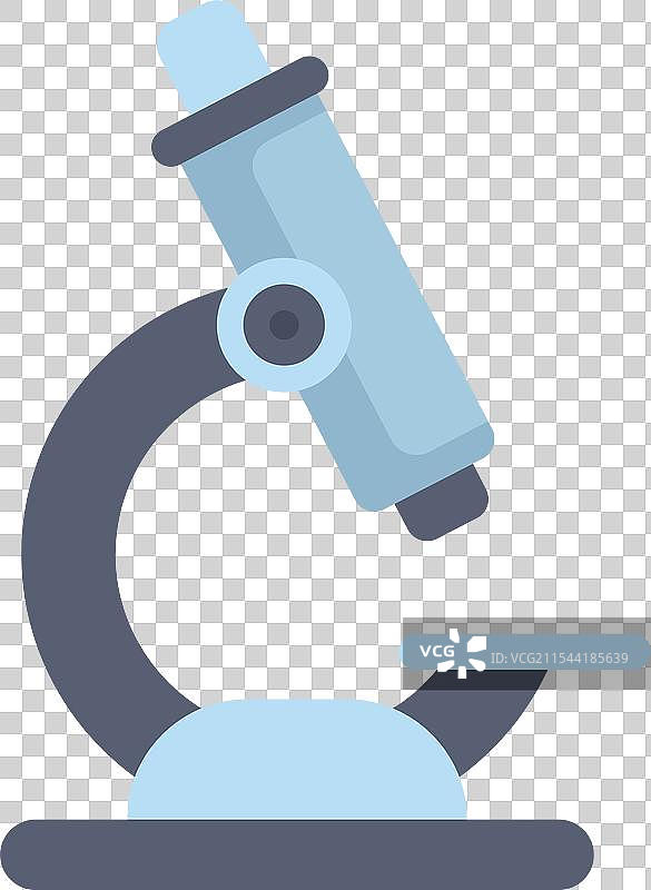 实验室显微镜放置在桌子上图片素材