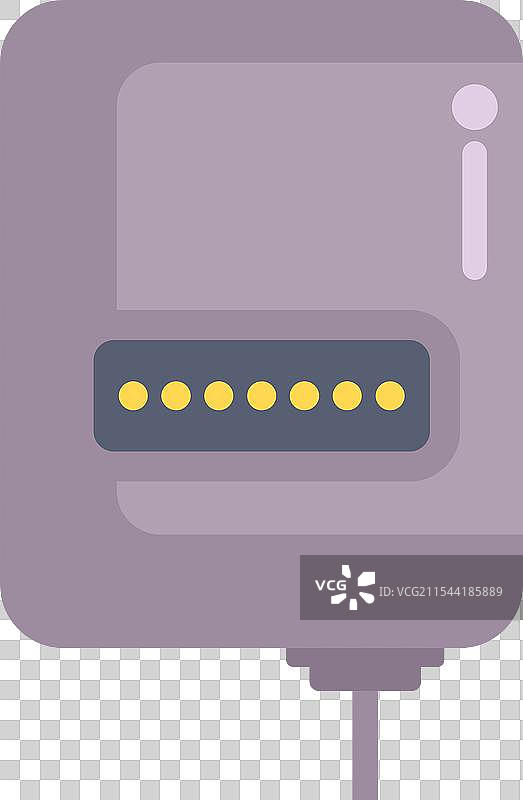 电表显示能耗数据图片素材