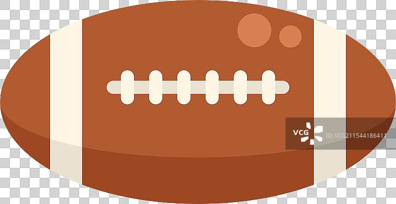 经典棕色皮革橄榄球静静地躺着图片素材