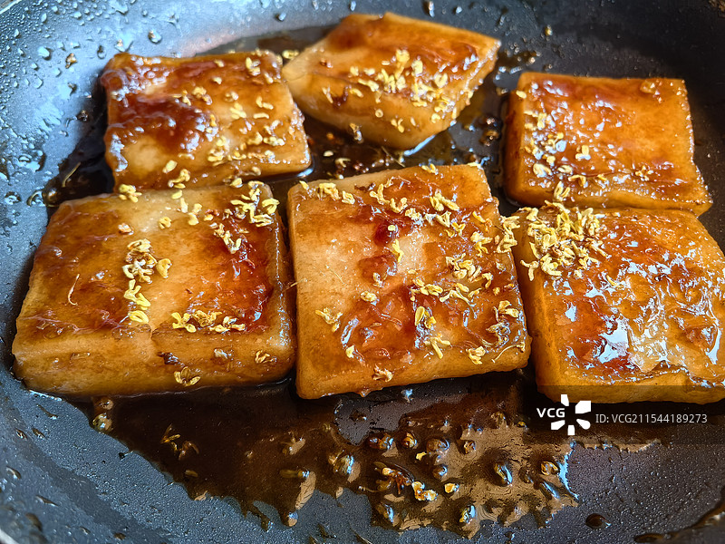 桂花红糖年糕图片素材