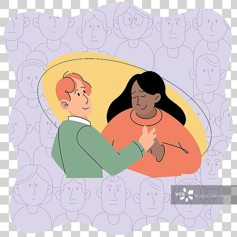 个人空间的遵从限制了个人自由图片素材