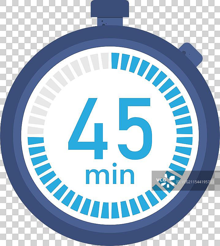 45分钟计时器钟表图片素材