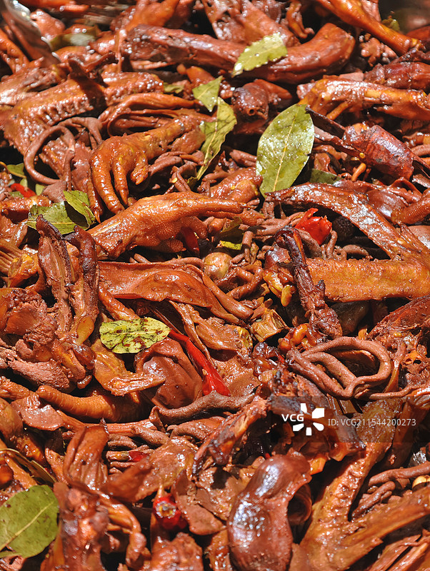 衢州鸭头特写镜头图片素材