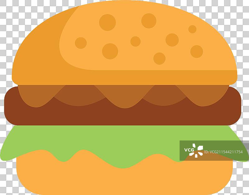 美味的汉堡，展示了芝麻面包和牛肉饼图片素材