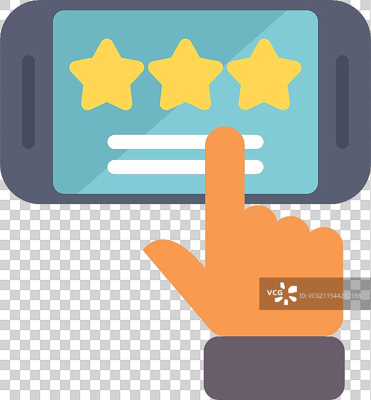 顾客在线留下反馈评分图片素材