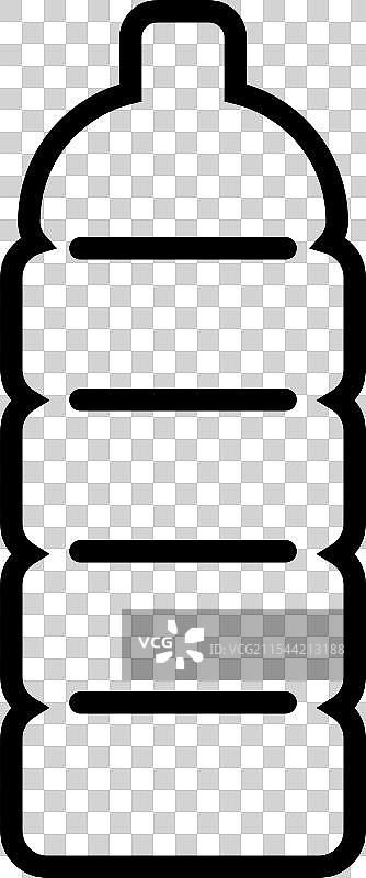 水瓶图标标志设计模板，独立展示图片素材