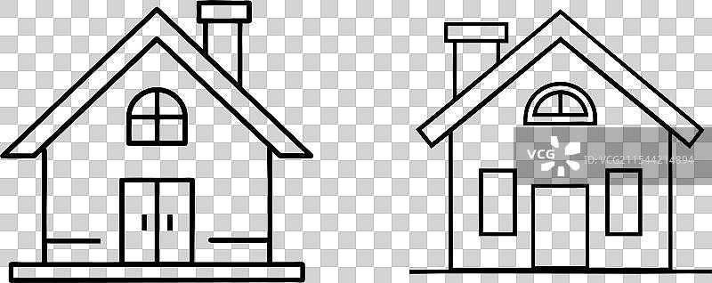 家居图标艺术设计图片素材