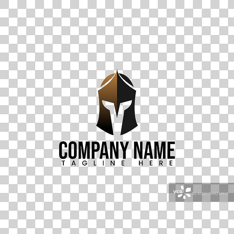 斯巴达和角斗士头盔标志图片素材