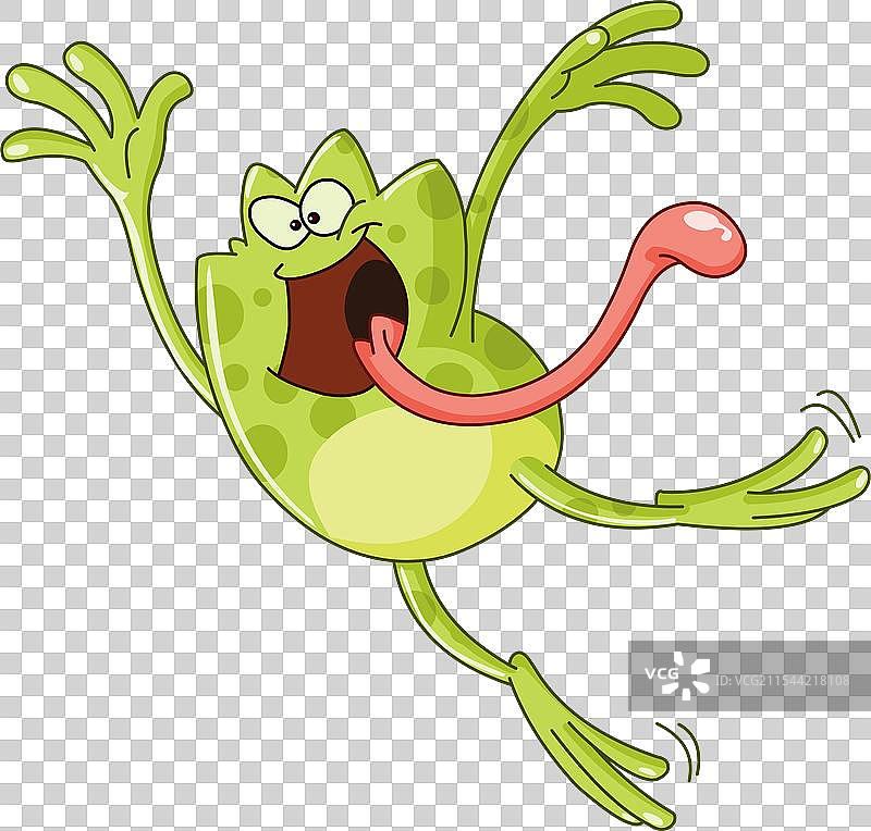 搞笑的疯狂青蛙图片素材