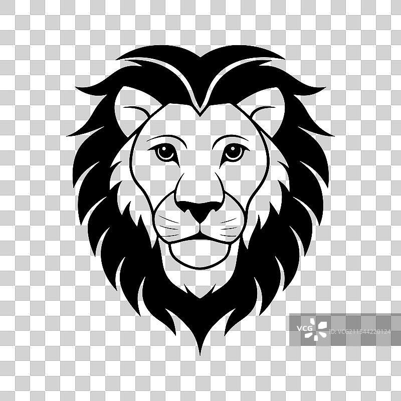 狮子野兽王动物獠牙艺术纹身图片素材