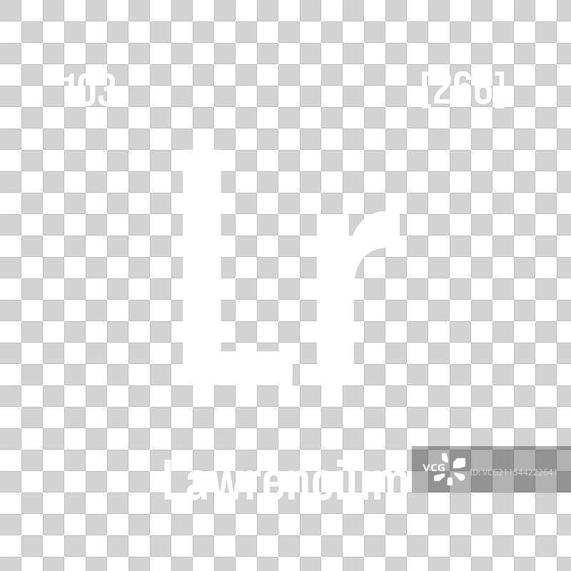 锕系元素劳伦希姆 (Lawrencium, Lr)图片素材