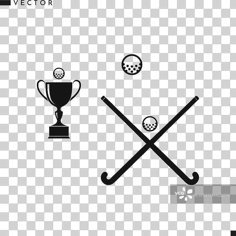 曲棍球标志图片素材