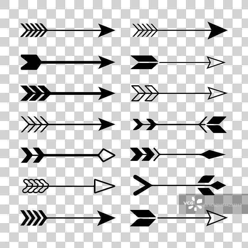 黑色箭头集合图片素材