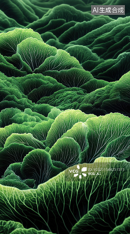 【AI数字艺术】菜地图片素材