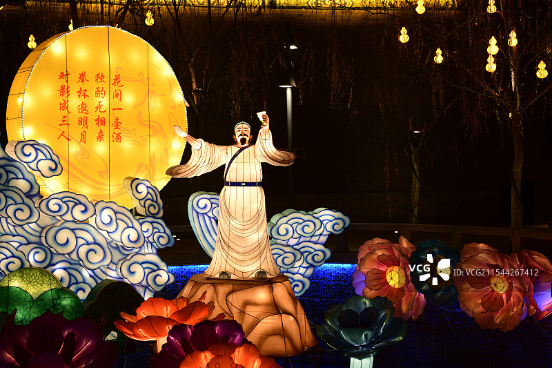 春节灯会图片素材